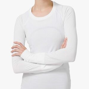 lululemon athletica White Long Sleeve Tee